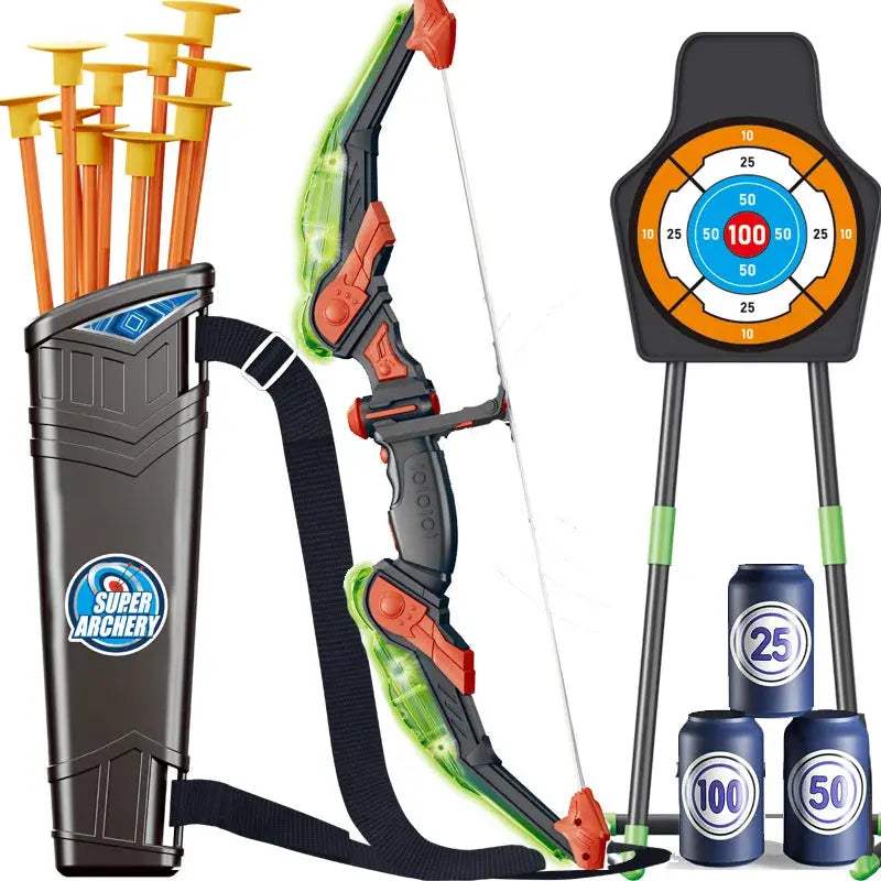  Kids Bow and Arrow Set LED Arrows for Focus -  ToylandEU™