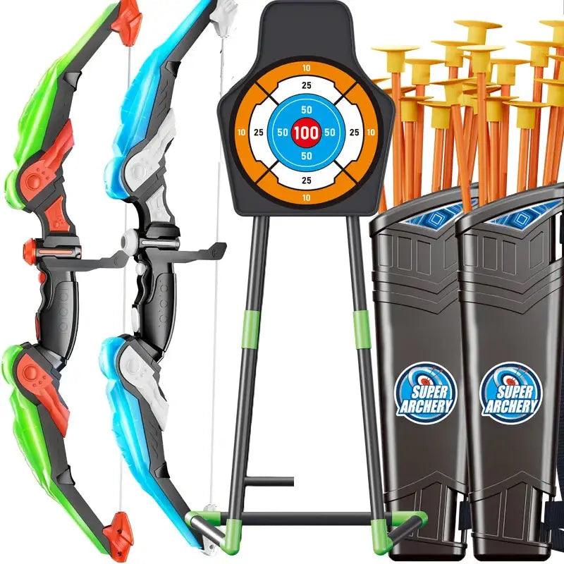  Kids Bow and Arrow Set LED Arrows for Focus -  ToylandEU™