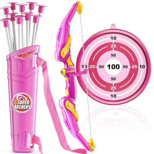  Kids Bow and Arrow Set Safe ABS Plastic Archery Toy -  ToylandEU™