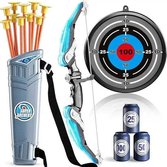  Kids Bow and Arrow Set with LED Lights and 10 Arrows -  ToylandEU™