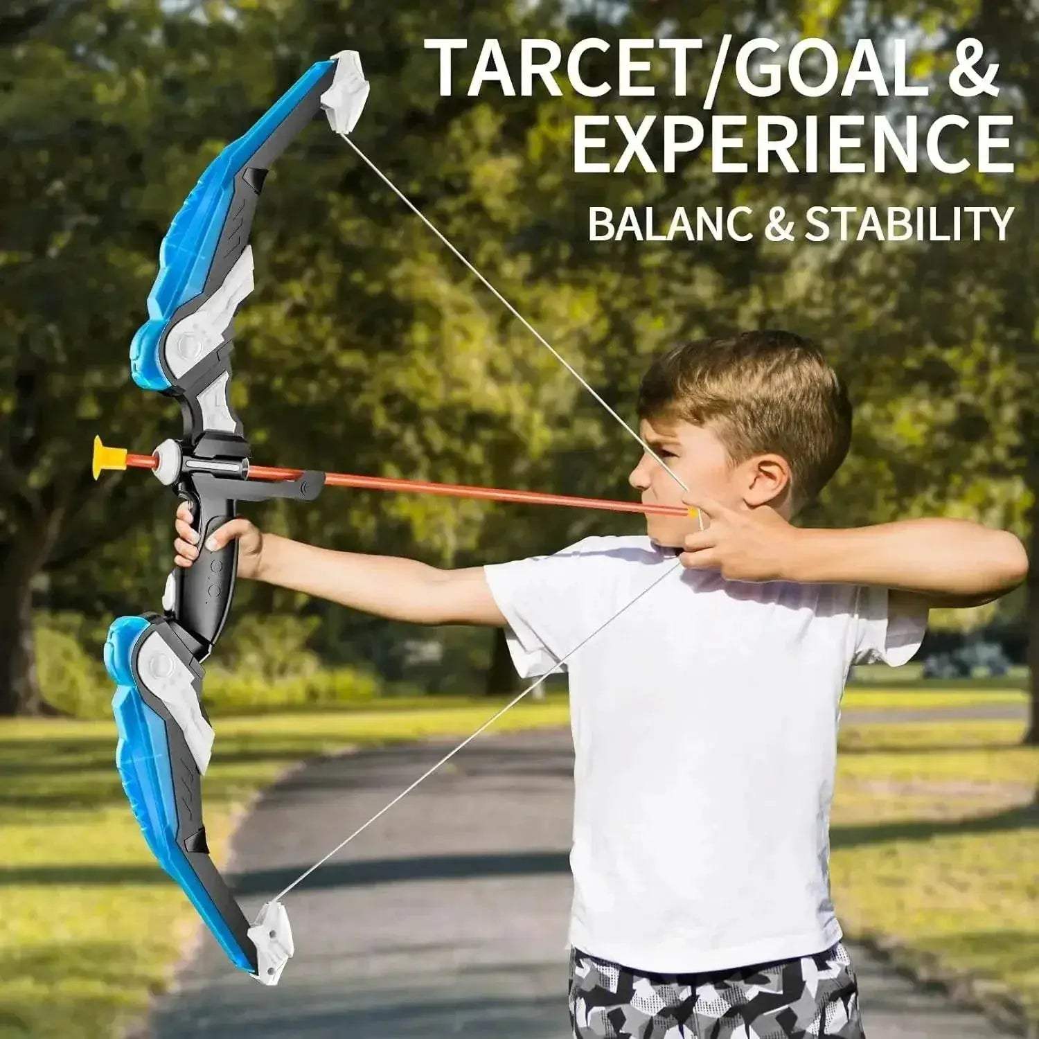  Kids Bow and Arrow Set with LED Lights and 10 Arrows -  ToylandEU™