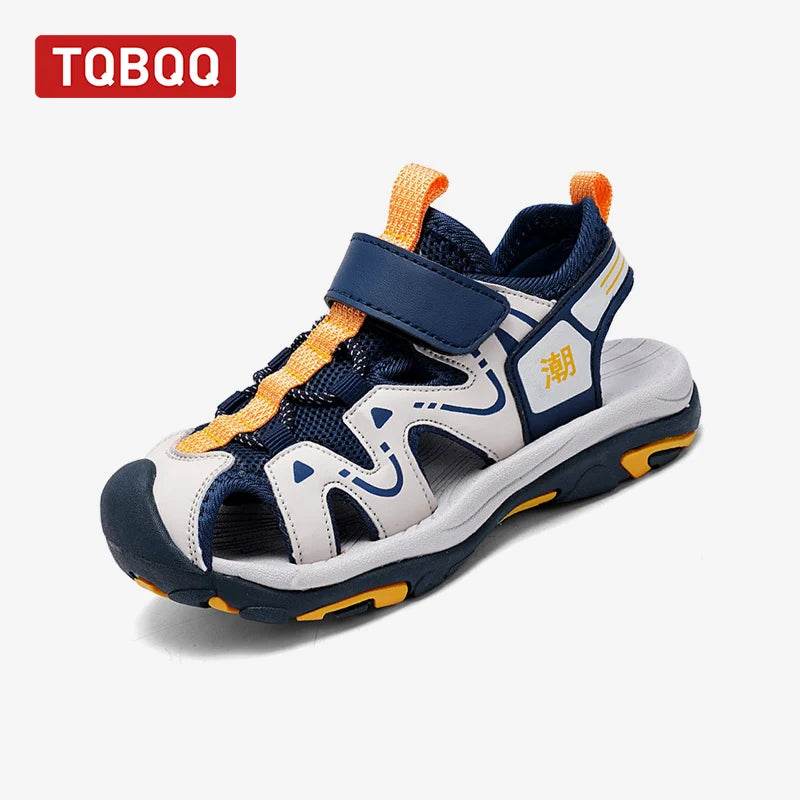 Kids' Breathable Beach Outdoor Sandals with Hook & Loop - ToylandEU
