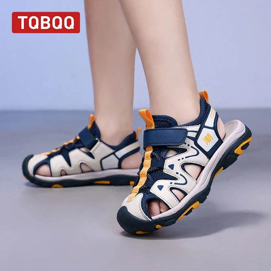 Kids' Breathable Beach Outdoor Sandals with Hook & Loop - ToylandEU