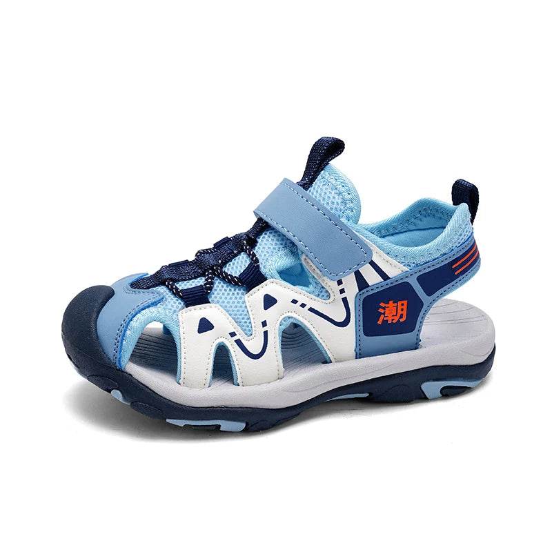 Kids' Breathable Beach Outdoor Sandals with Hook & Loop - ToylandEU