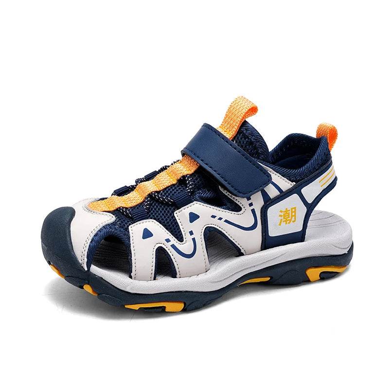 Kids' Breathable Beach Outdoor Sandals with Hook & Loop - ToylandEU