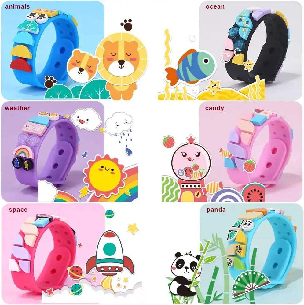Kids Building Block Bracelets DIY Kit For Creative Expression - ToylandEU