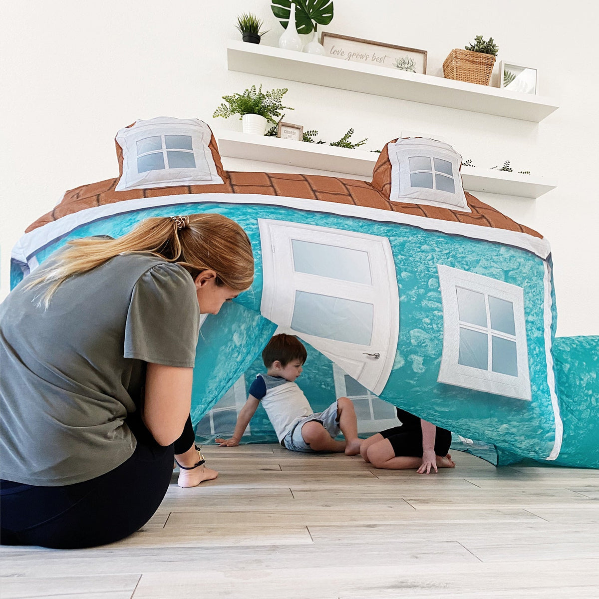 Kids Cabin Playhouse | Double Layer Fabric | Toylandeu™