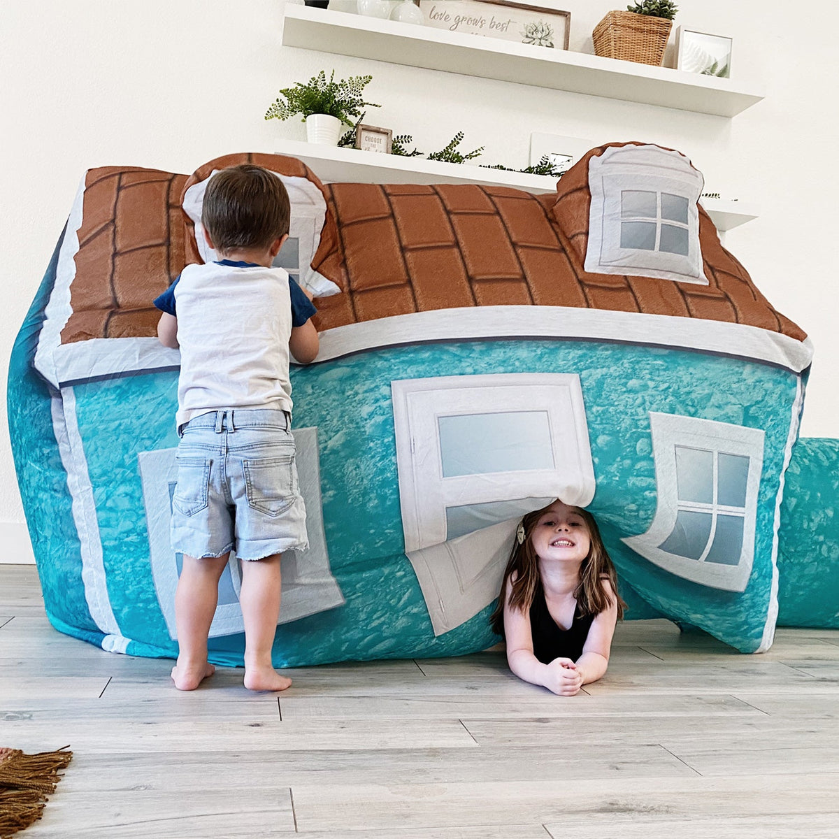 Kids Cabin Playhouse | Double Layer Fabric | Toylandeu™
