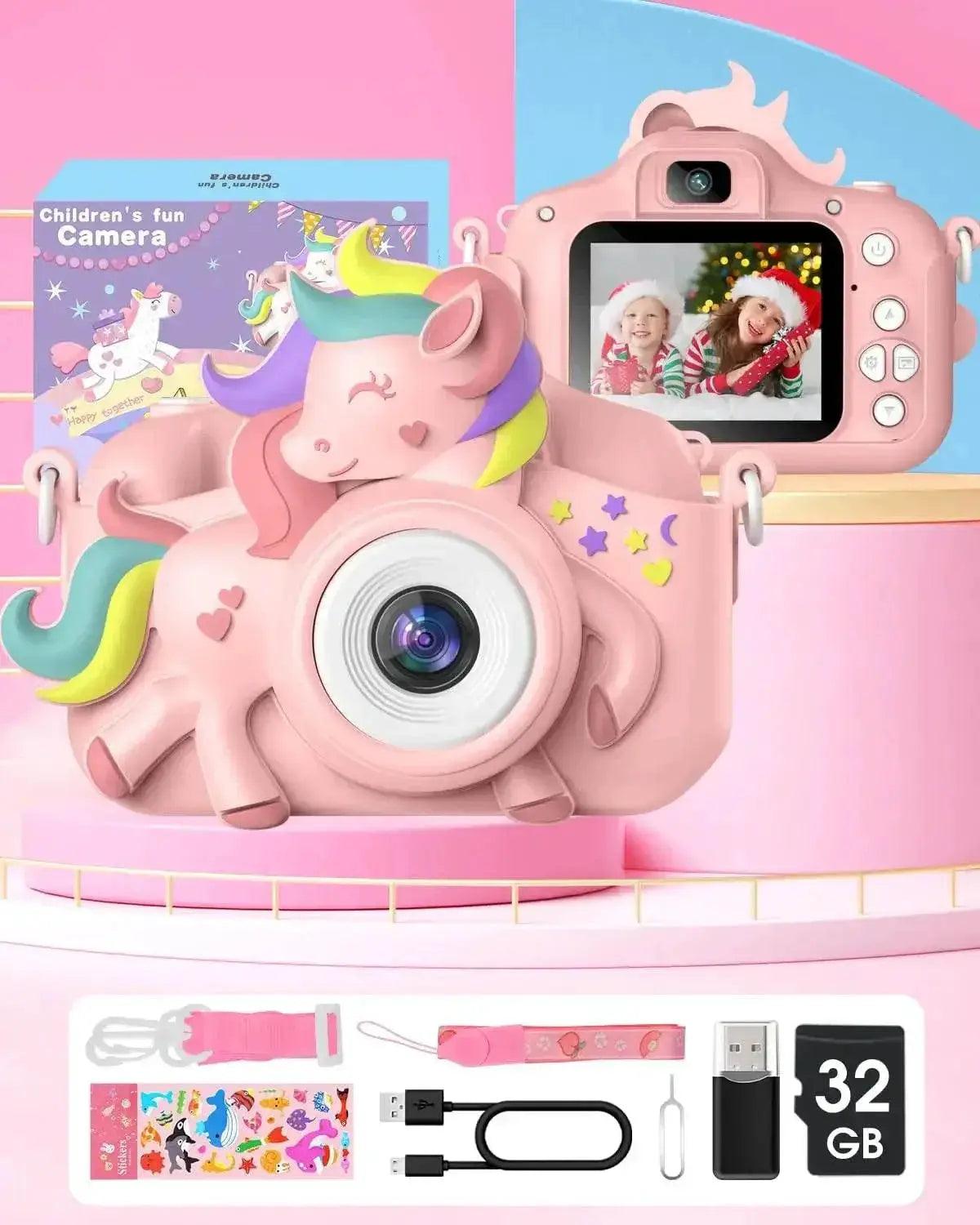  Kids Camera 2.0 20MP HD Cartoon Selfie Camera for Kids -  ToylandEU™