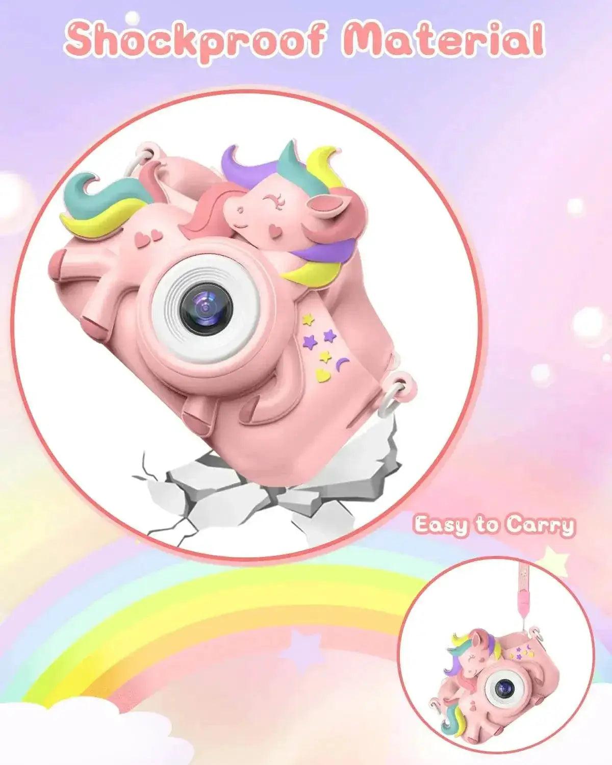  Kids Camera 2.0 20MP HD Cartoon Selfie Camera for Kids -  ToylandEU™