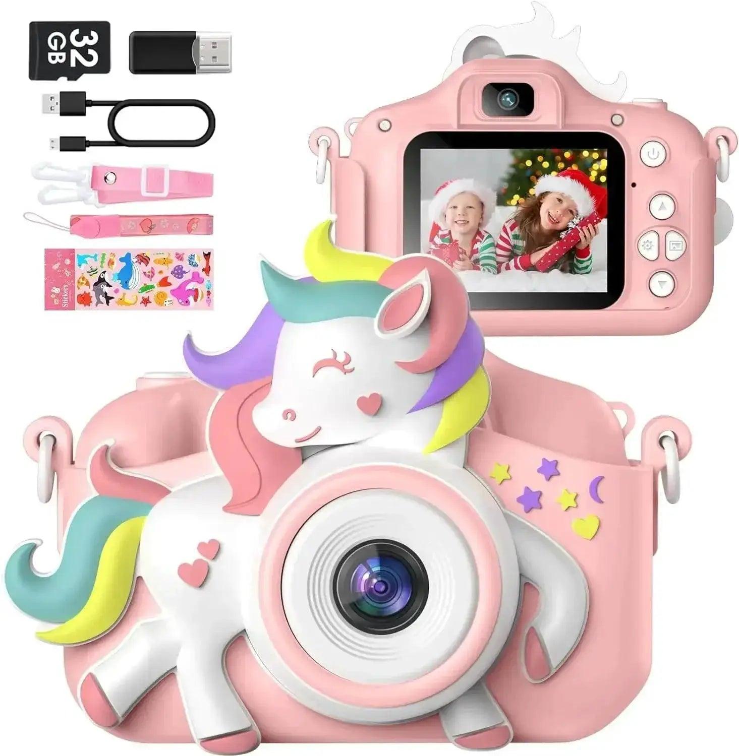  Kids Camera 2.0 20MP HD Cartoon Selfie Camera for Kids -  ToylandEU™