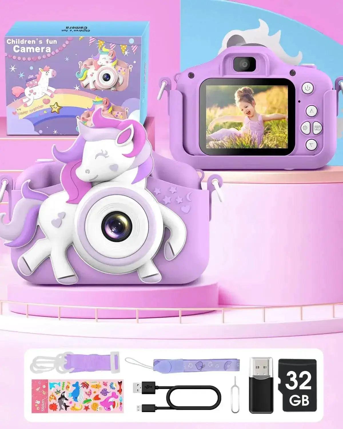  Kids Camera 2.0 20MP HD Cartoon Selfie Camera for Kids -  ToylandEU™