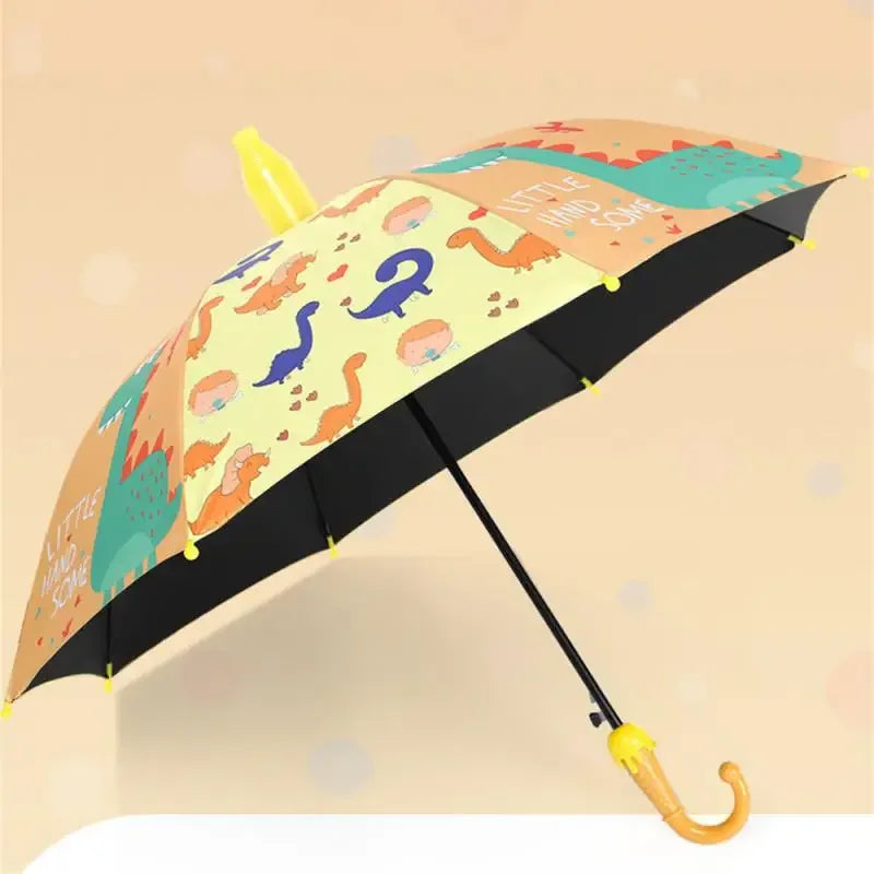 Kids Cartoon Automatic Umbrella Windproof Long Handle - ToylandEU