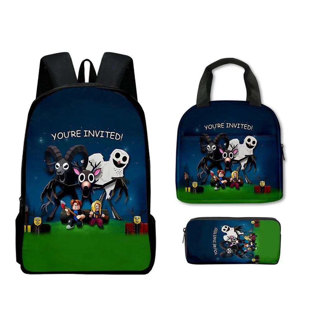 Kids Cartoon Backpack | Nylon | Toylandeu™