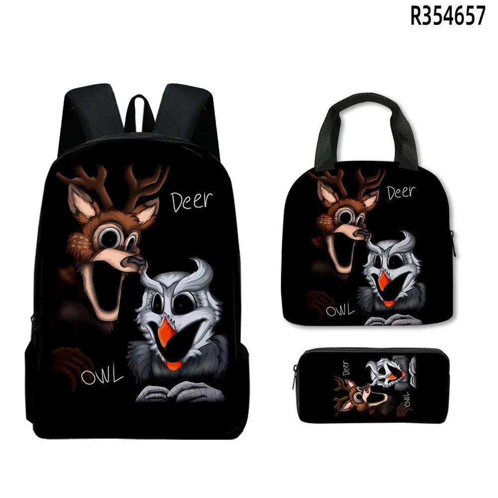 Kids Cartoon Backpack | Nylon | Toylandeu™