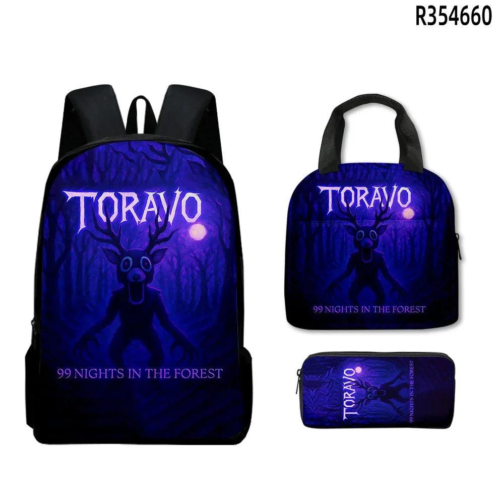 Kids Cartoon Backpack | Nylon | Toylandeu™