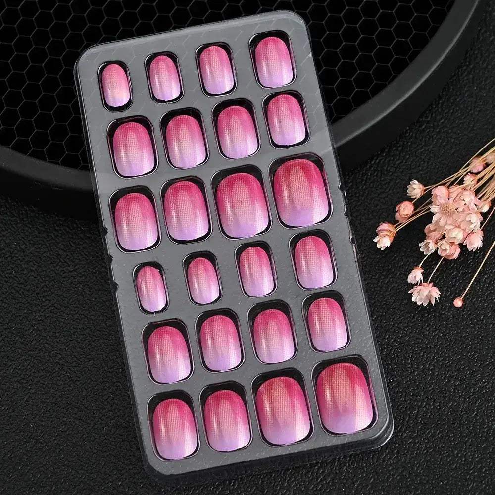 Kids Cartoon Nail Tips Set Full Coverage Colorful False Nails - ToylandEU
