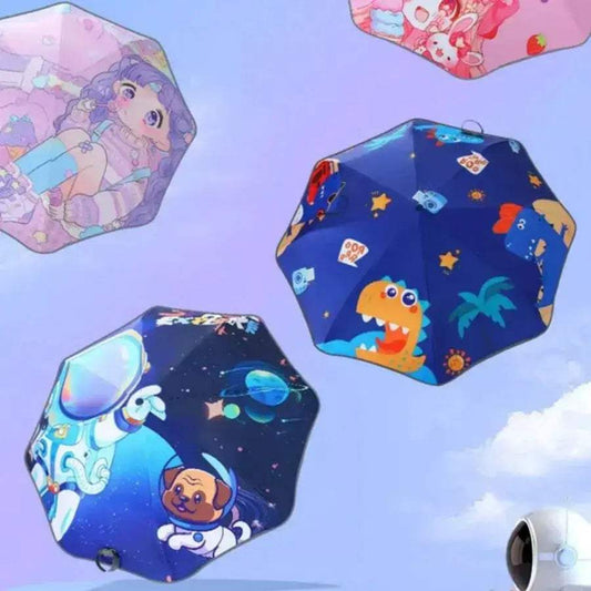  Kids Cartoon Umbrella Windproof Reflective Stripe -  ToylandEU™