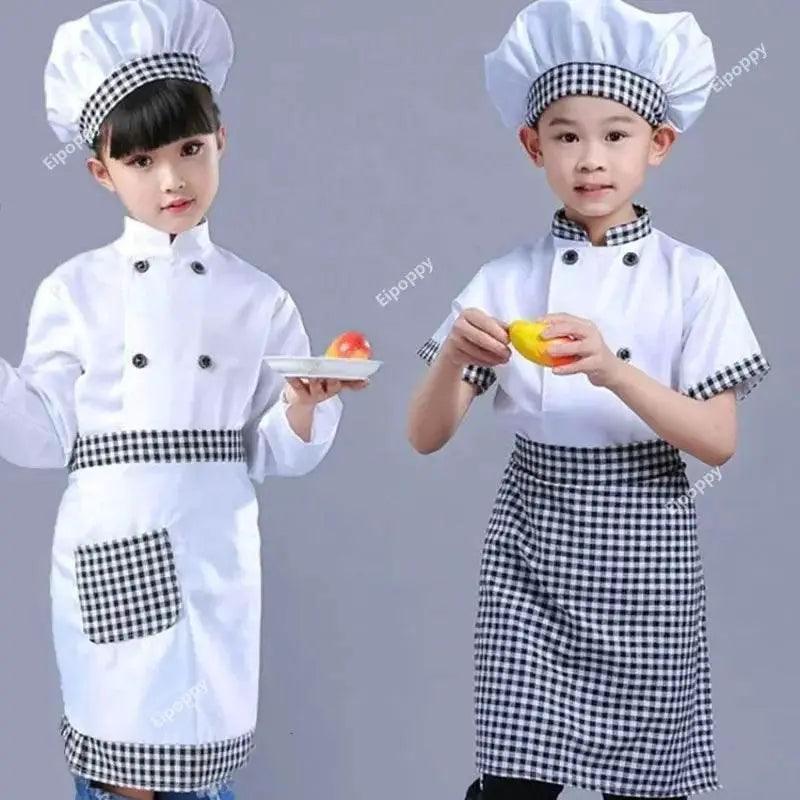 Kids Chef Costume Set - Deluxe Cooking Costume with Hat for Playtime Fun -  ToylandEU™