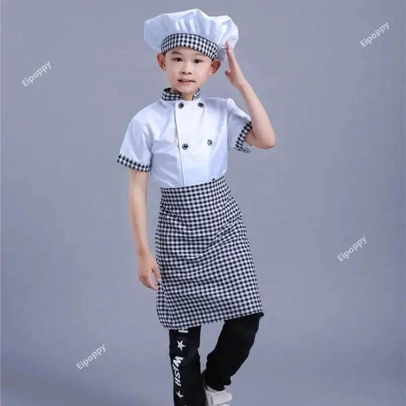  Kids Chef Costume Set - Deluxe Cooking Costume with Hat for Playtime Fun -  ToylandEU™