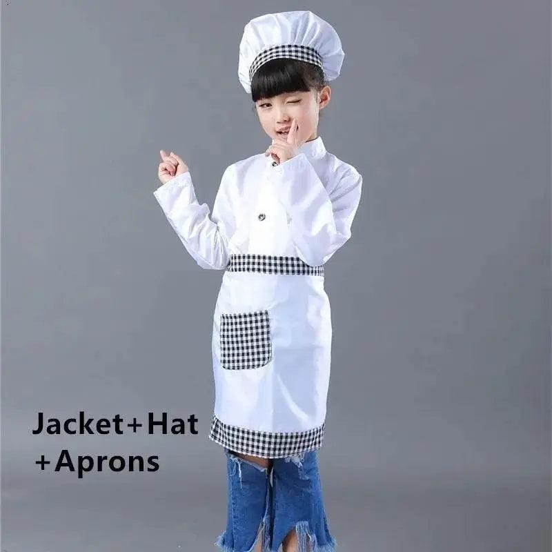  Kids Chef Costume Set - Deluxe Cooking Costume with Hat for Playtime Fun -  ToylandEU™