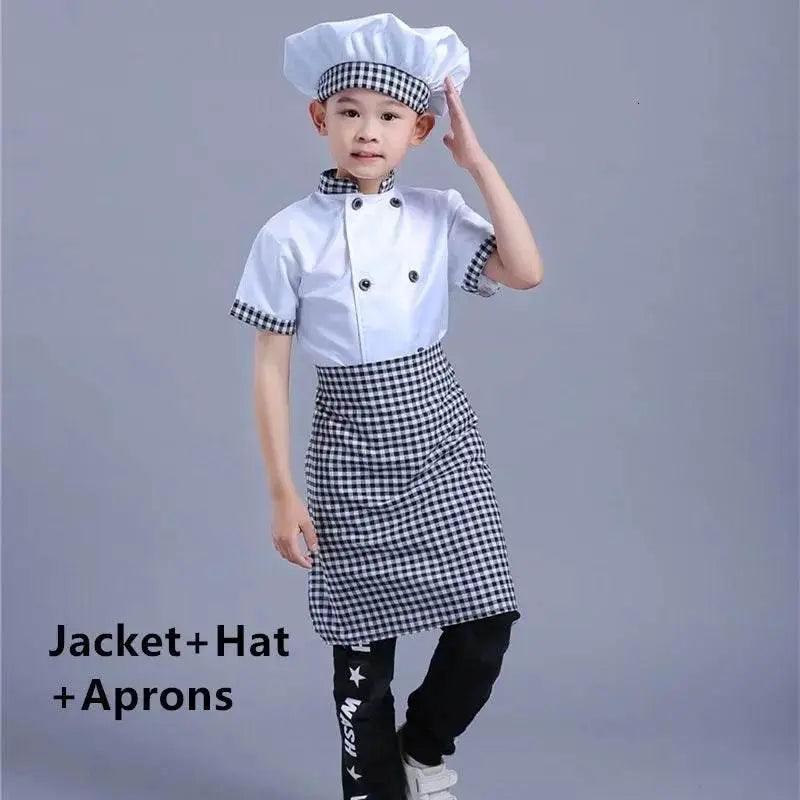  Kids Chef Costume Set - Deluxe Cooking Costume with Hat for Playtime Fun -  ToylandEU™