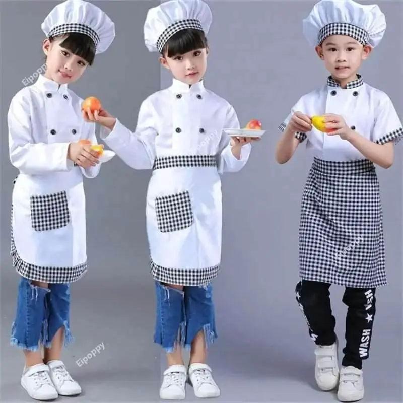  Kids Chef Costume Set - Deluxe Cooking Costume with Hat for Playtime Fun -  ToylandEU™