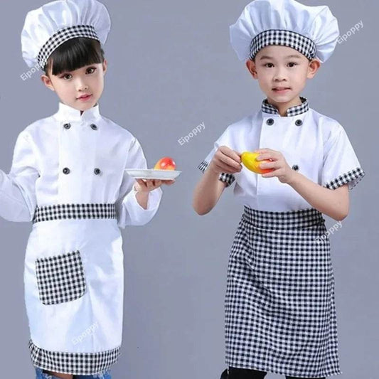 Kids Chef Costume Set - Deluxe Cooking Costume with Hat for Playtime Fun - ToylandEU