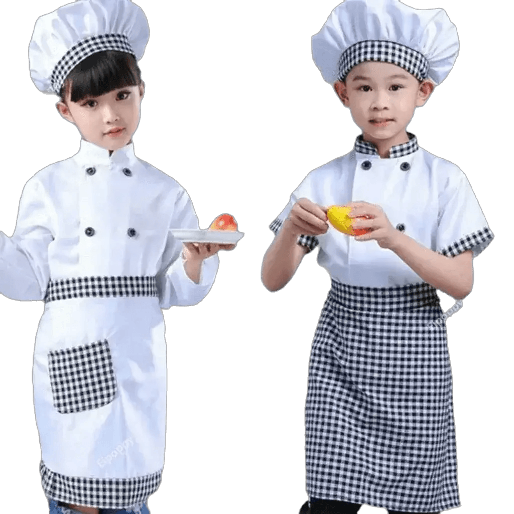  Kids Chef Costume Set with Hat - Fun Role Play Costume for Halloween -  ToylandEU™
