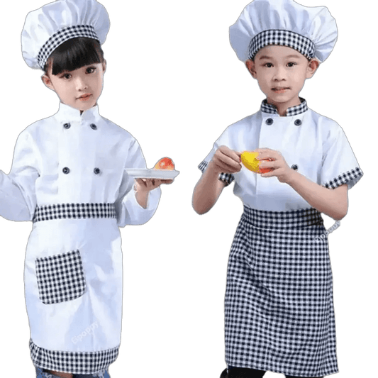  Kids Chef Costume Set with Hat - Fun Role Play Costume for Halloween -  ToylandEU™