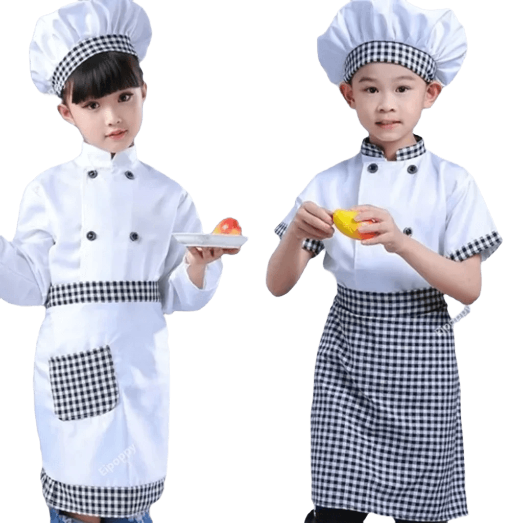 Kids Chef Costume Set with Hat - Fun Role Play Costume for Halloween - ToylandEU
