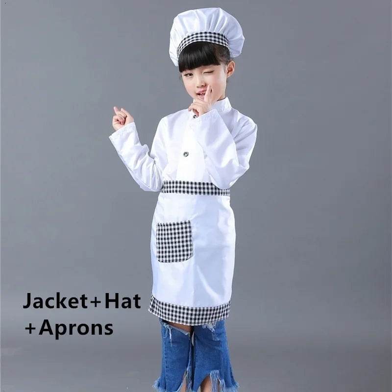Kids Chef Costume Set with Hat - Fun Role Play Costume for Halloween - ToylandEU