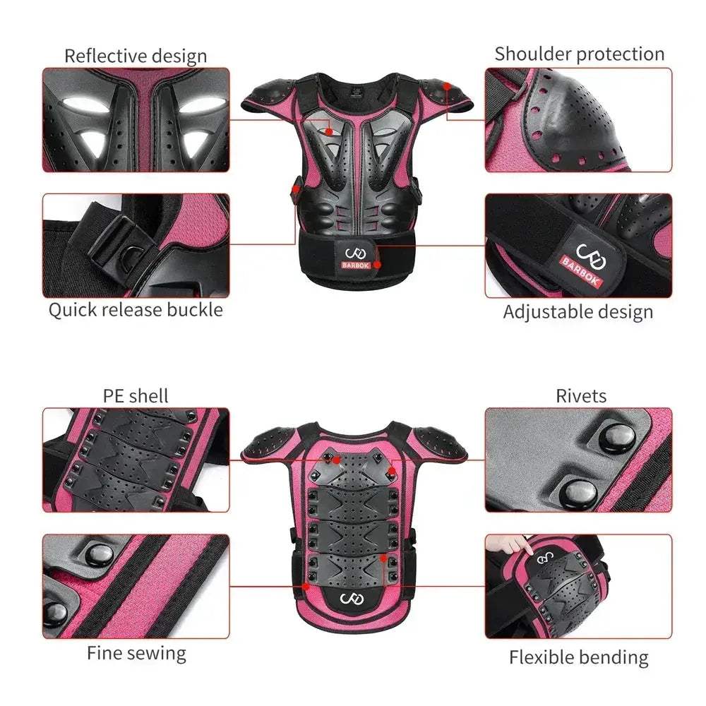 Kids Chest Protector Vest For Motocross And Skateboard Safety - ToylandEU