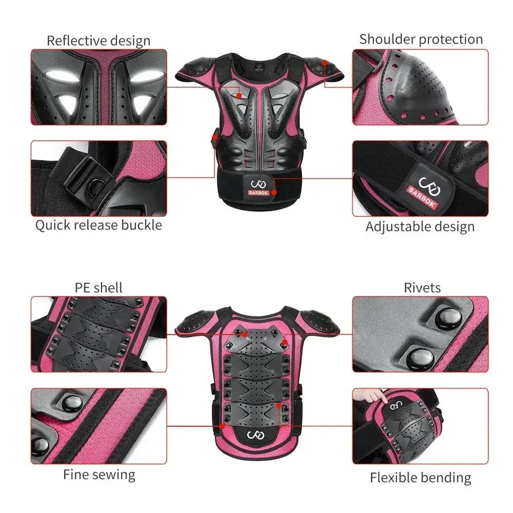  Kids Chest Protector Vest For Motocross Safety EVA Foam -  ToylandEU™