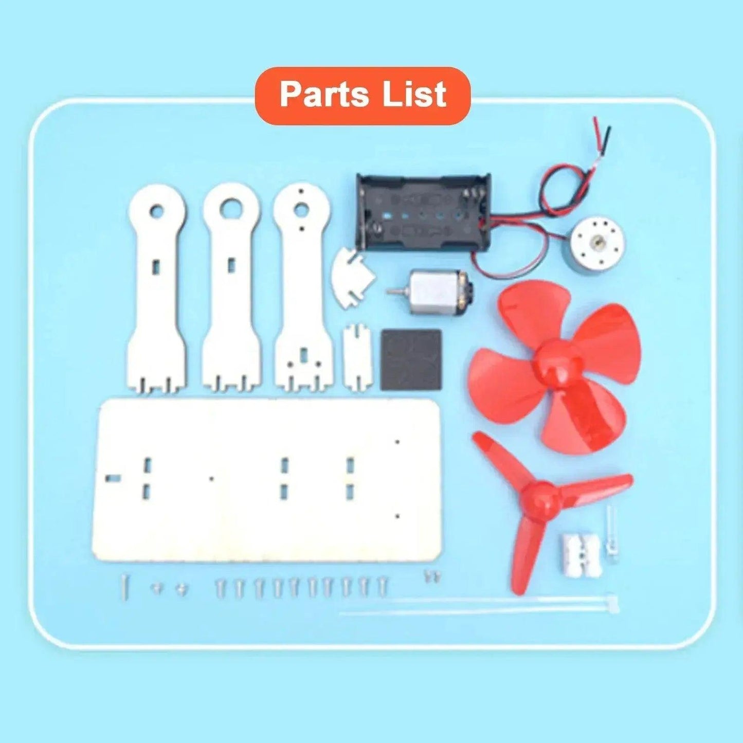  Kids Children Electrical Experiment Kit Handmade Wind Powered Toy Educational Physics Science Assembly Model Teaching Aids -  ToylandEU™