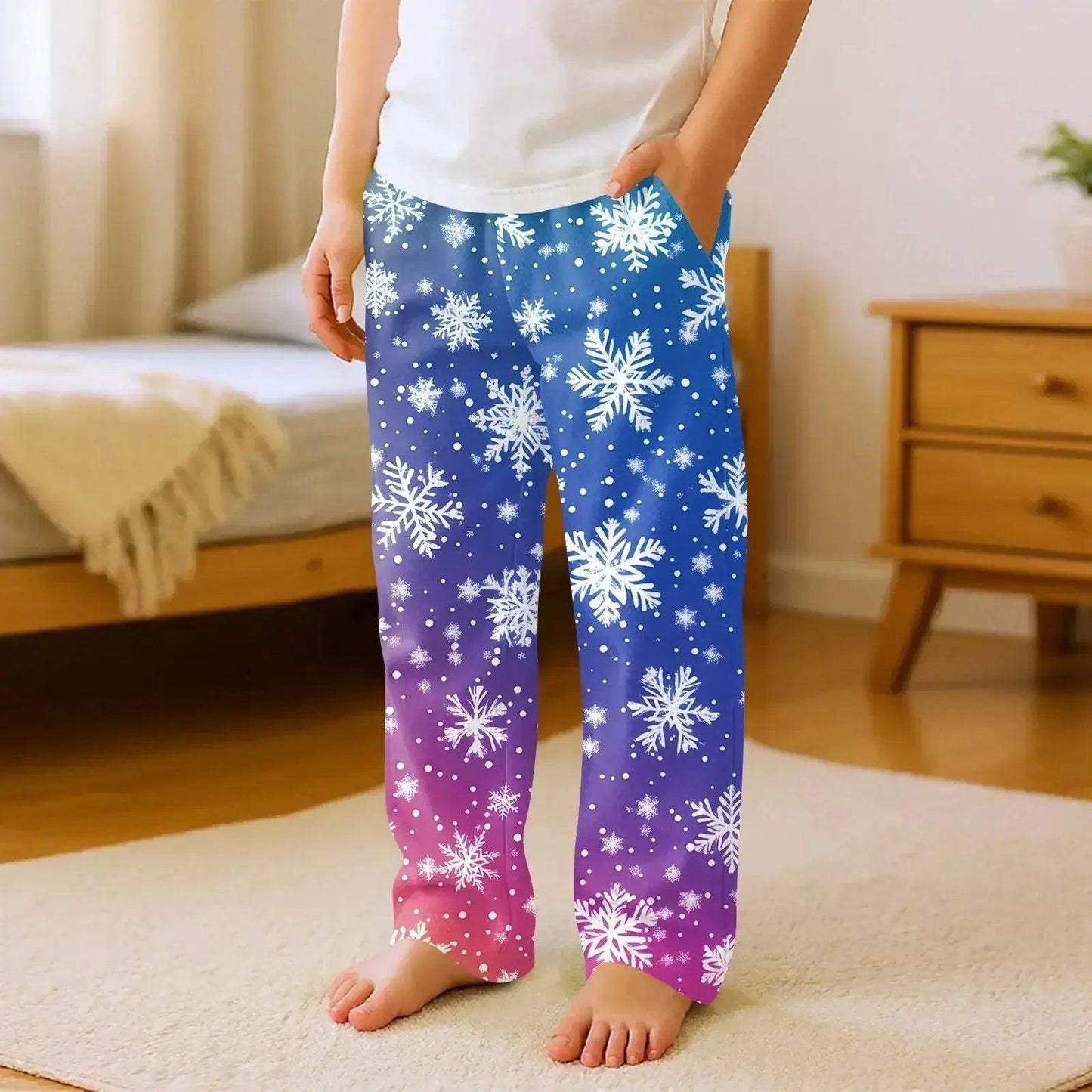  Kids Christmas Pajama Pants Cartoon Print Cozy Nights -  ToylandEU™