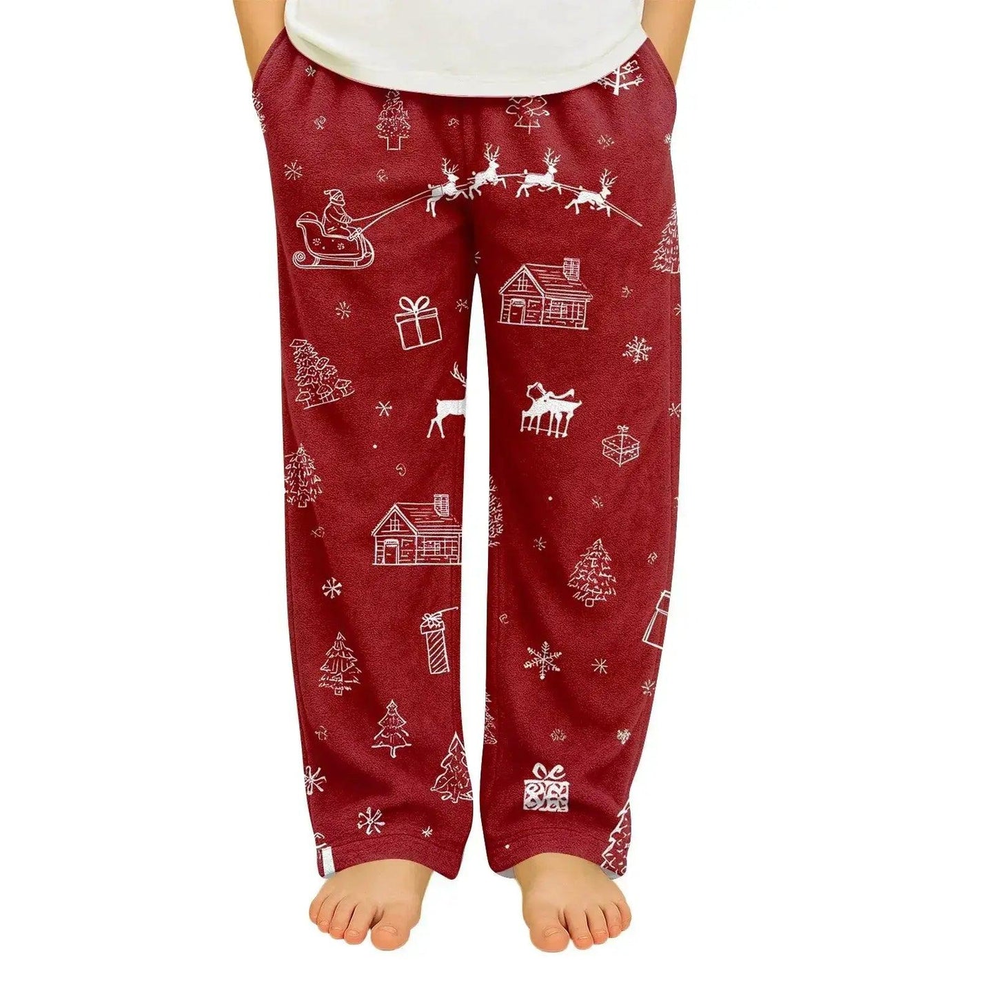  Kids Christmas Pajama Pants Cartoon Print Cozy Nights -  ToylandEU™
