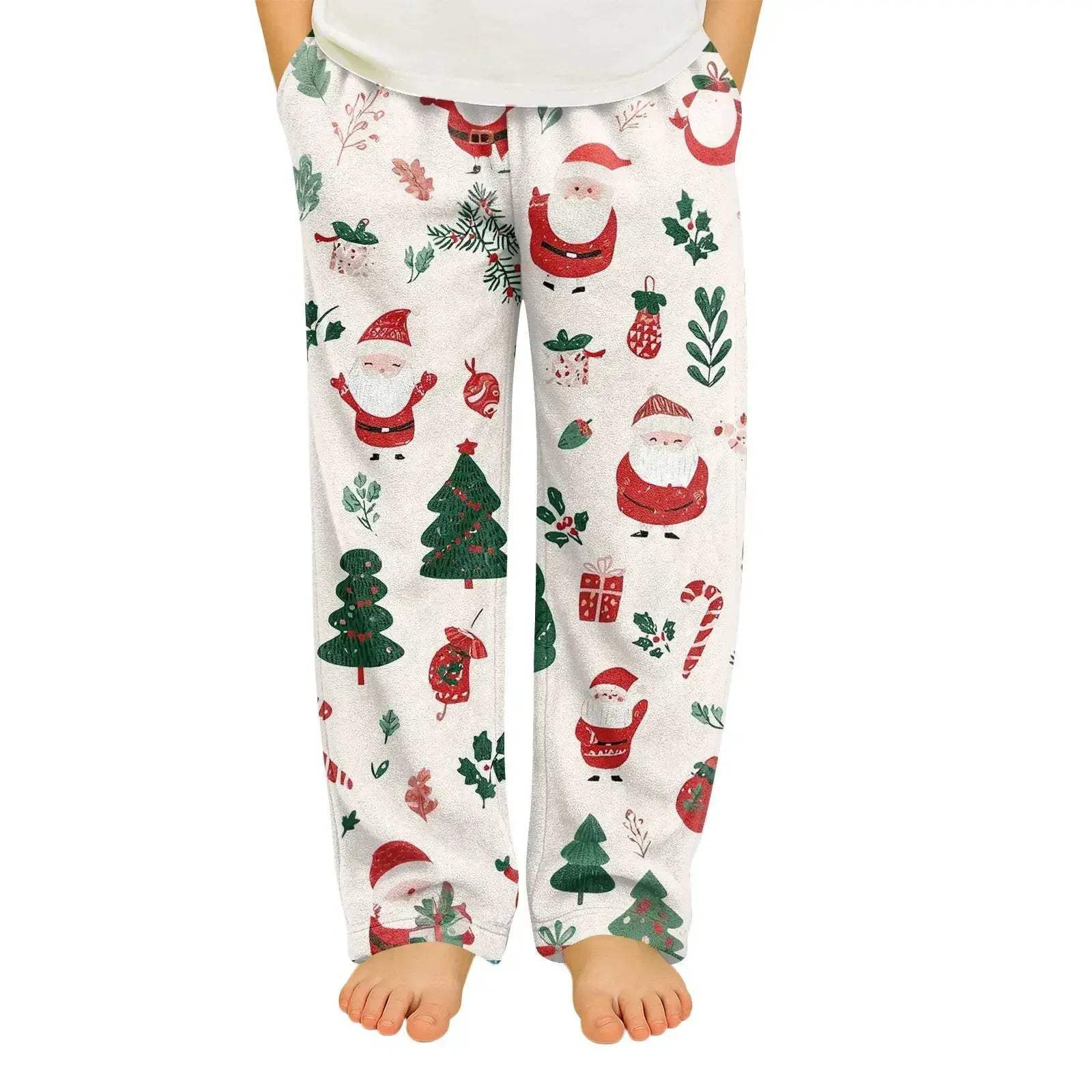 Kids Christmas Pajama Pants Loose Fit Comfort Cartoon - ToylandEU