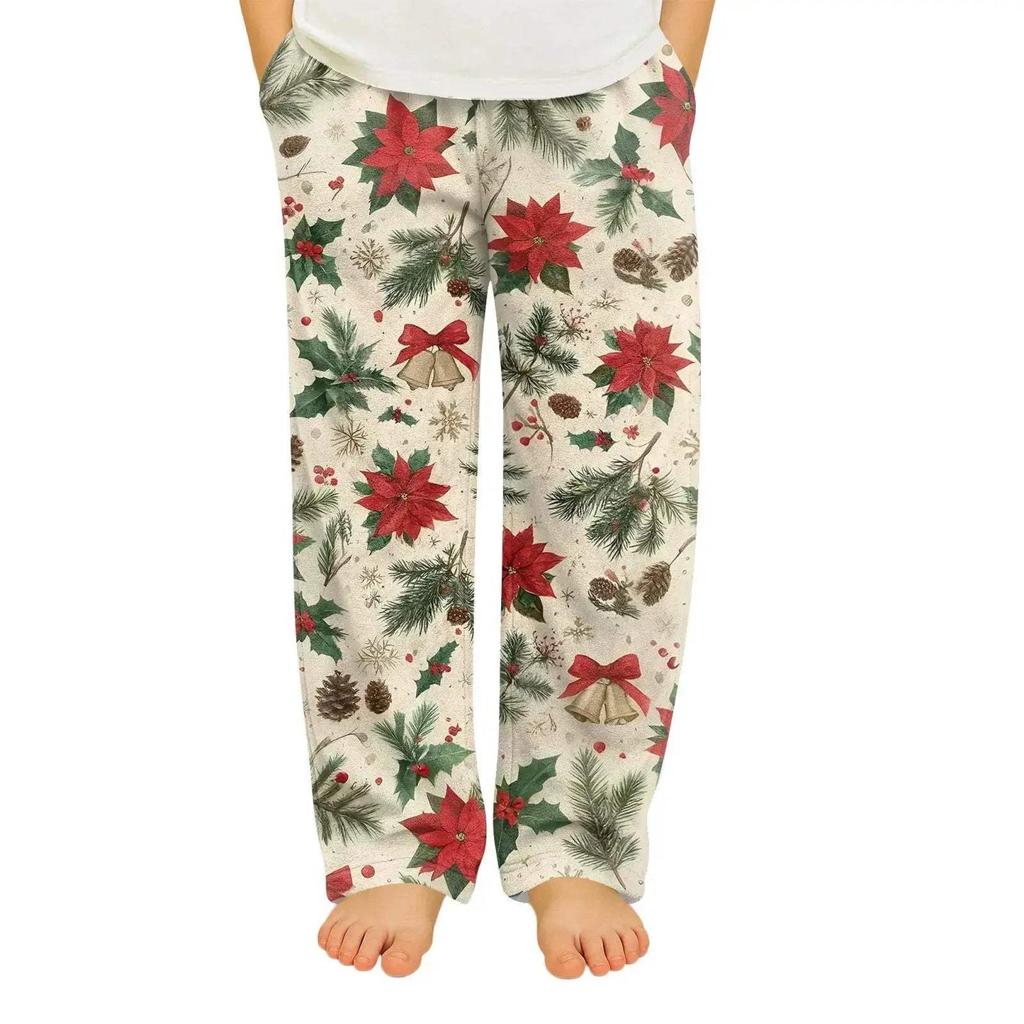 Kids Christmas Pajama Pants Loose Fit Comfort Cartoon - ToylandEU