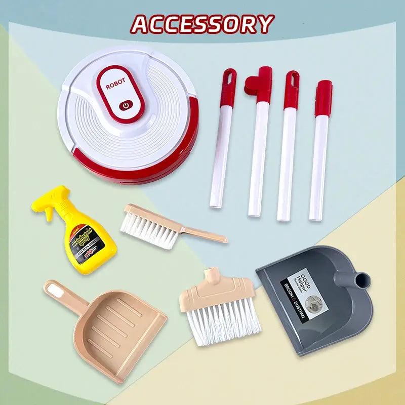  Kids Cleaning Set Robot Vacuum Realistic Play -  ToylandEU™