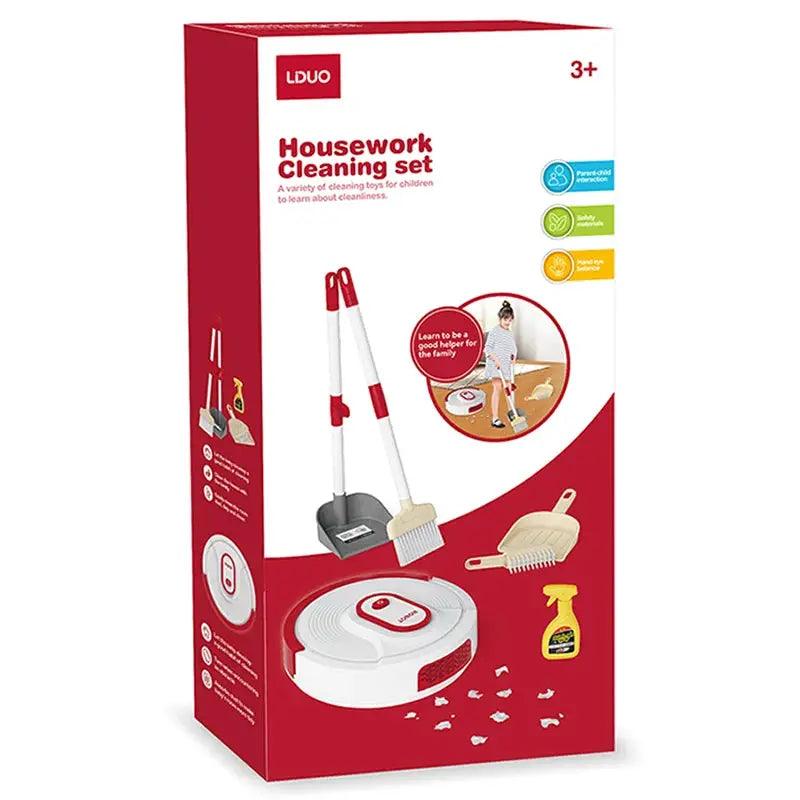  Kids Cleaning Set Robot Vacuum Realistic Play -  ToylandEU™