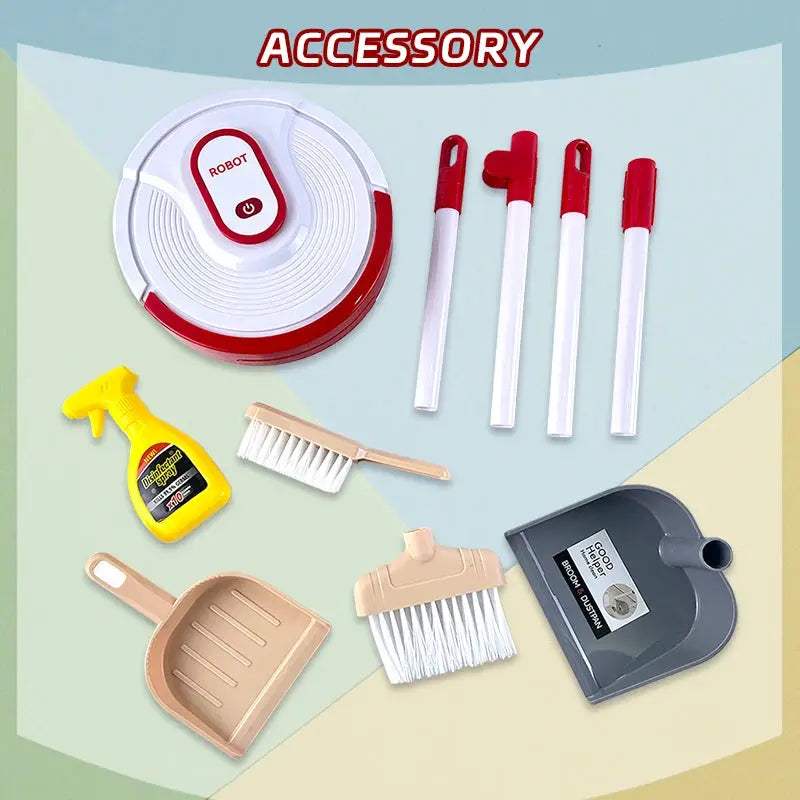  Kids Cleaning Set Robot Vacuum Realistic Play -  ToylandEU™
