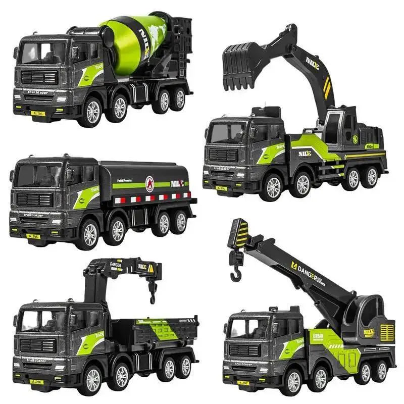 Kids Construction Vehicle Playset - Excavator, Dump Truck & More! - ToylandEU