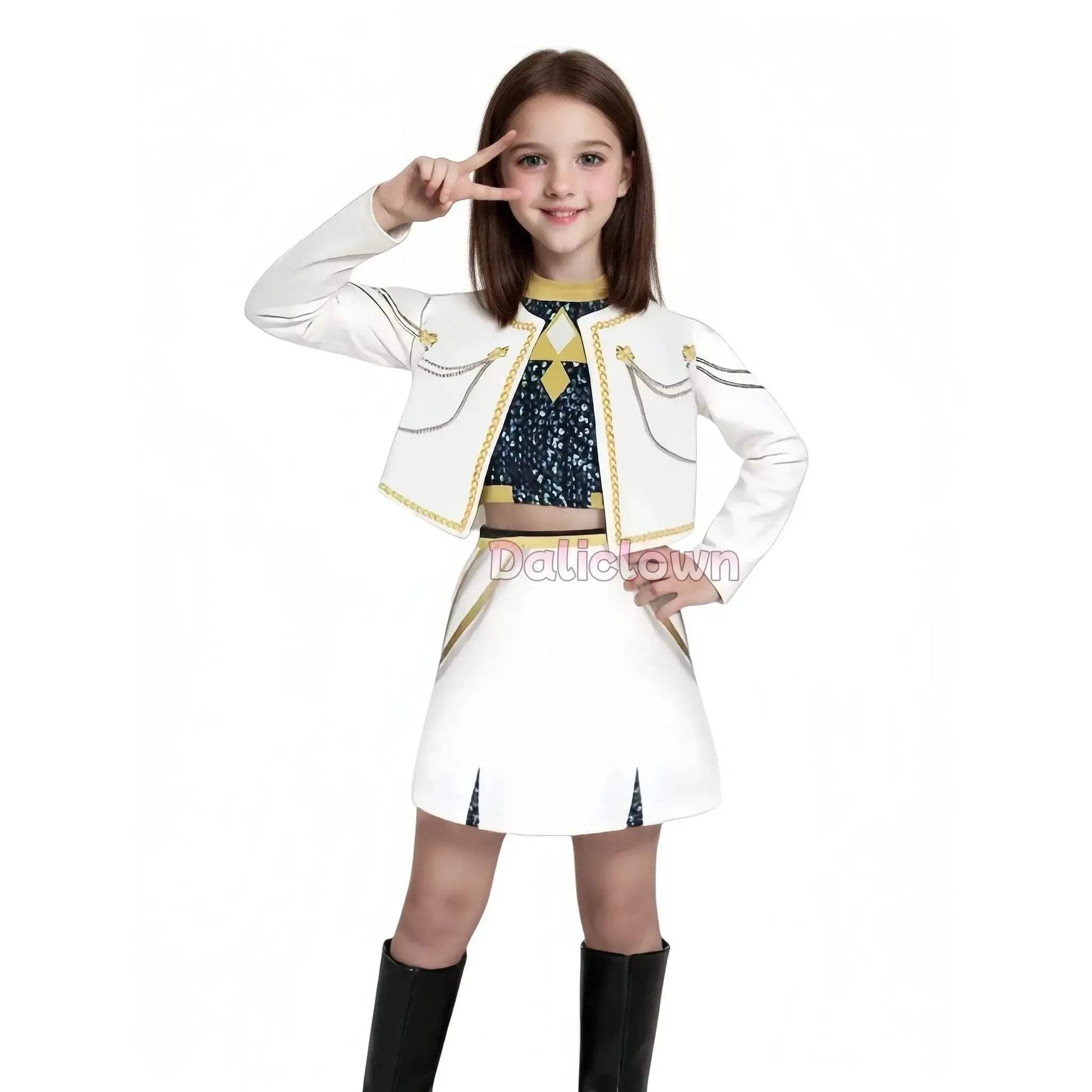 Kids Cosplay Costume Set For Girls Idol Group Performance - ToylandEU