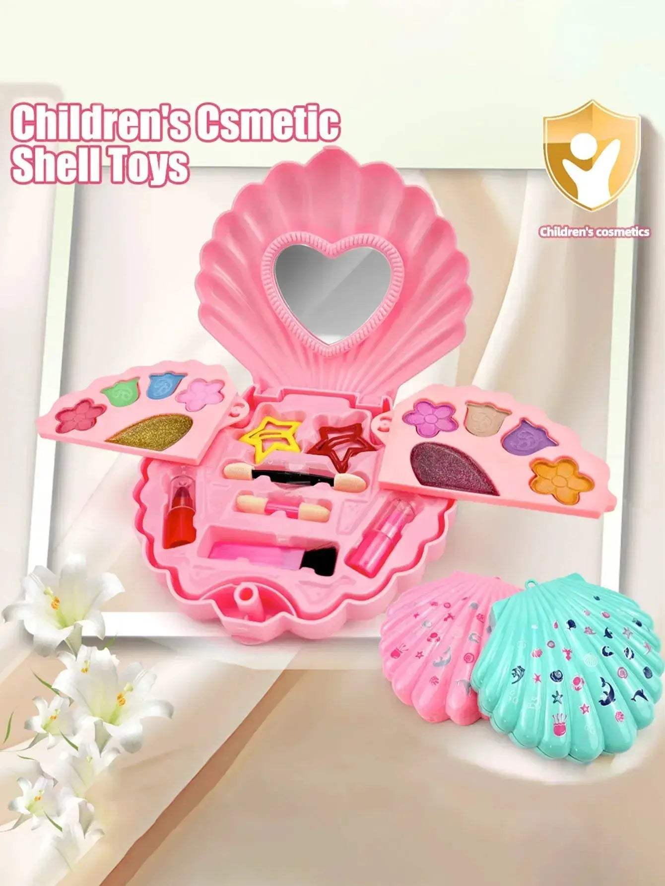 Kids Costume Toy Set Princess Makeup Box Perfect Gift - ToylandEU