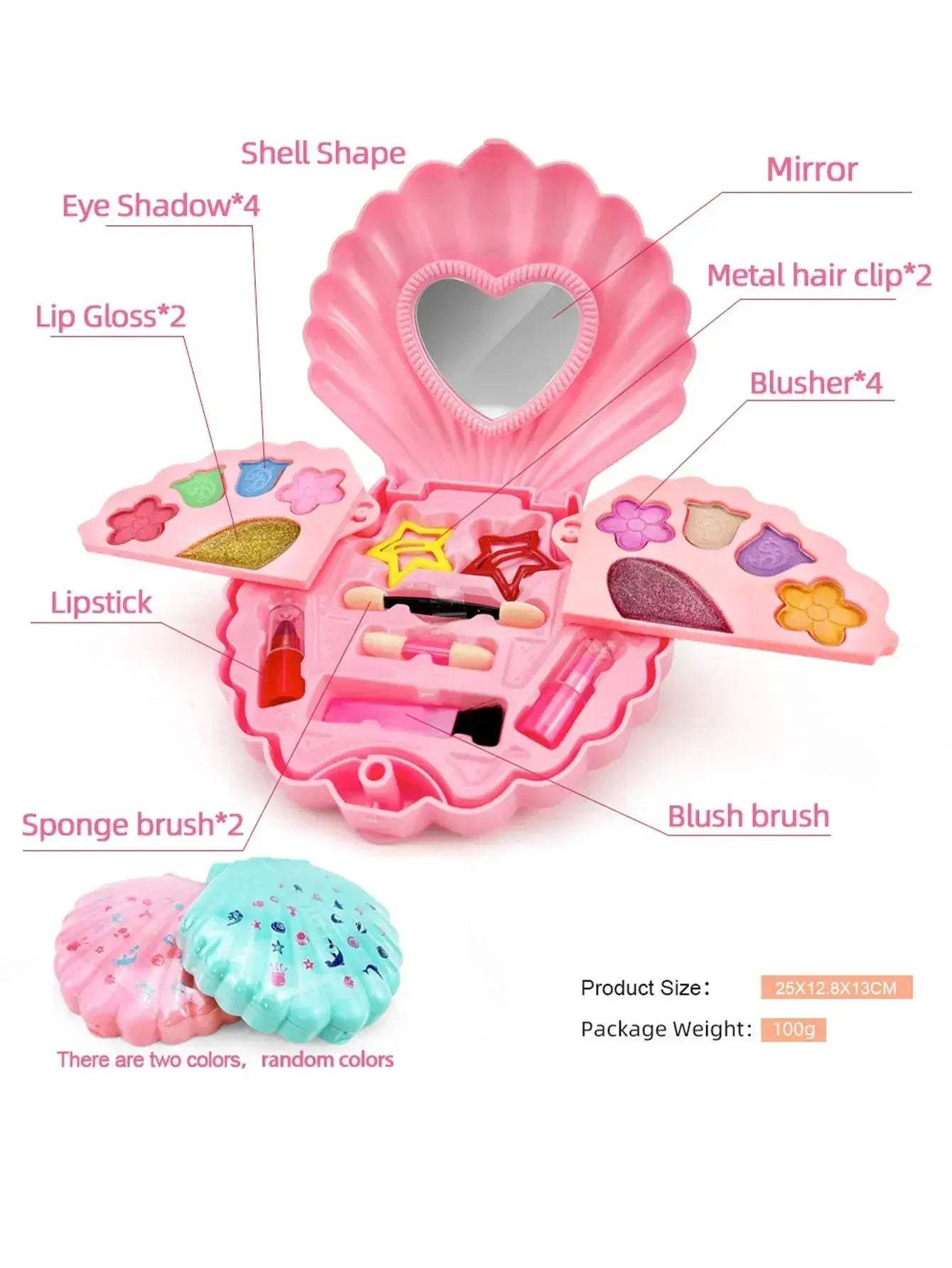Kids Costume Toy Set Princess Makeup Box Perfect Gift - ToylandEU
