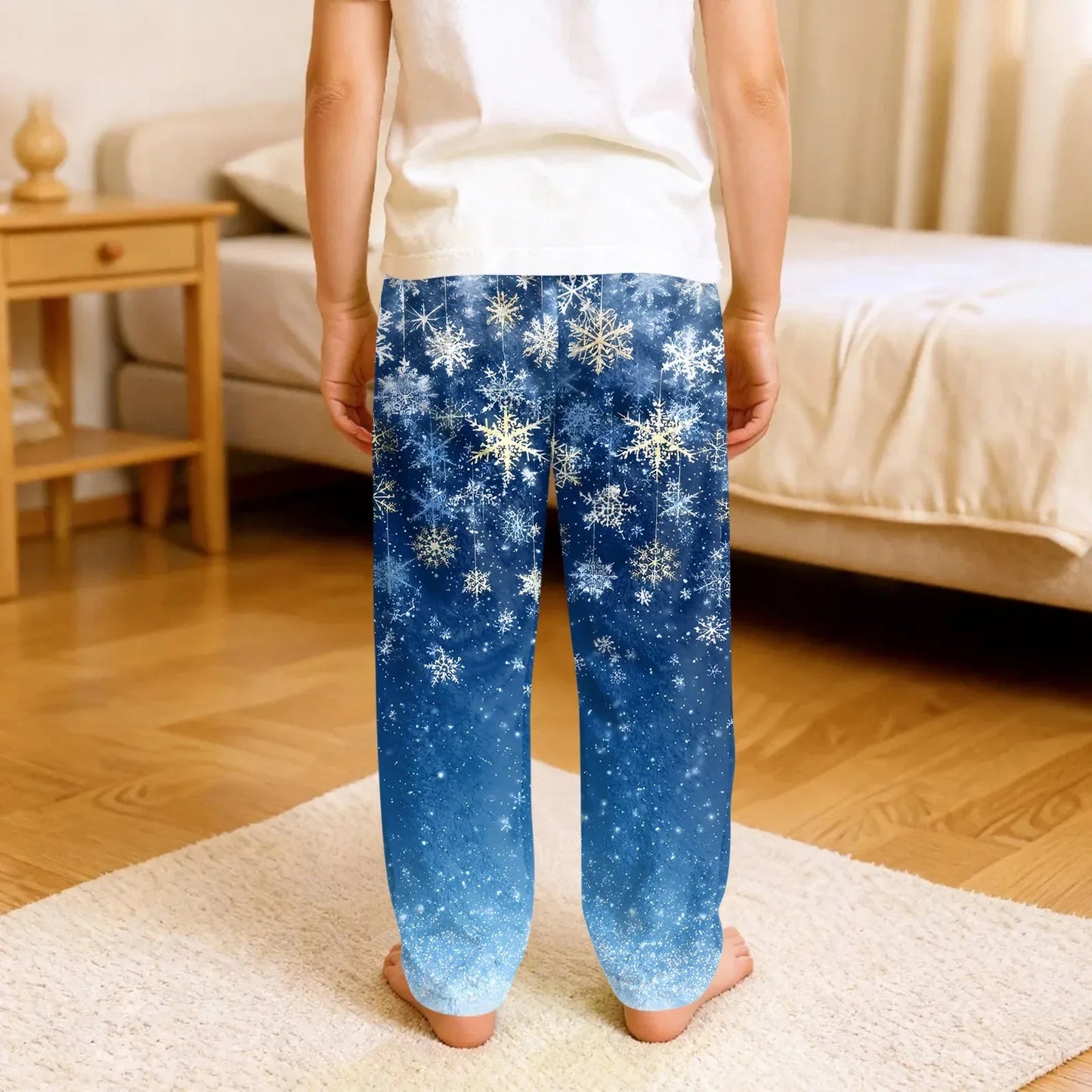 Kids Cozy Christmas Pajama Pants Cartoon Sleepwear - ToylandEU
