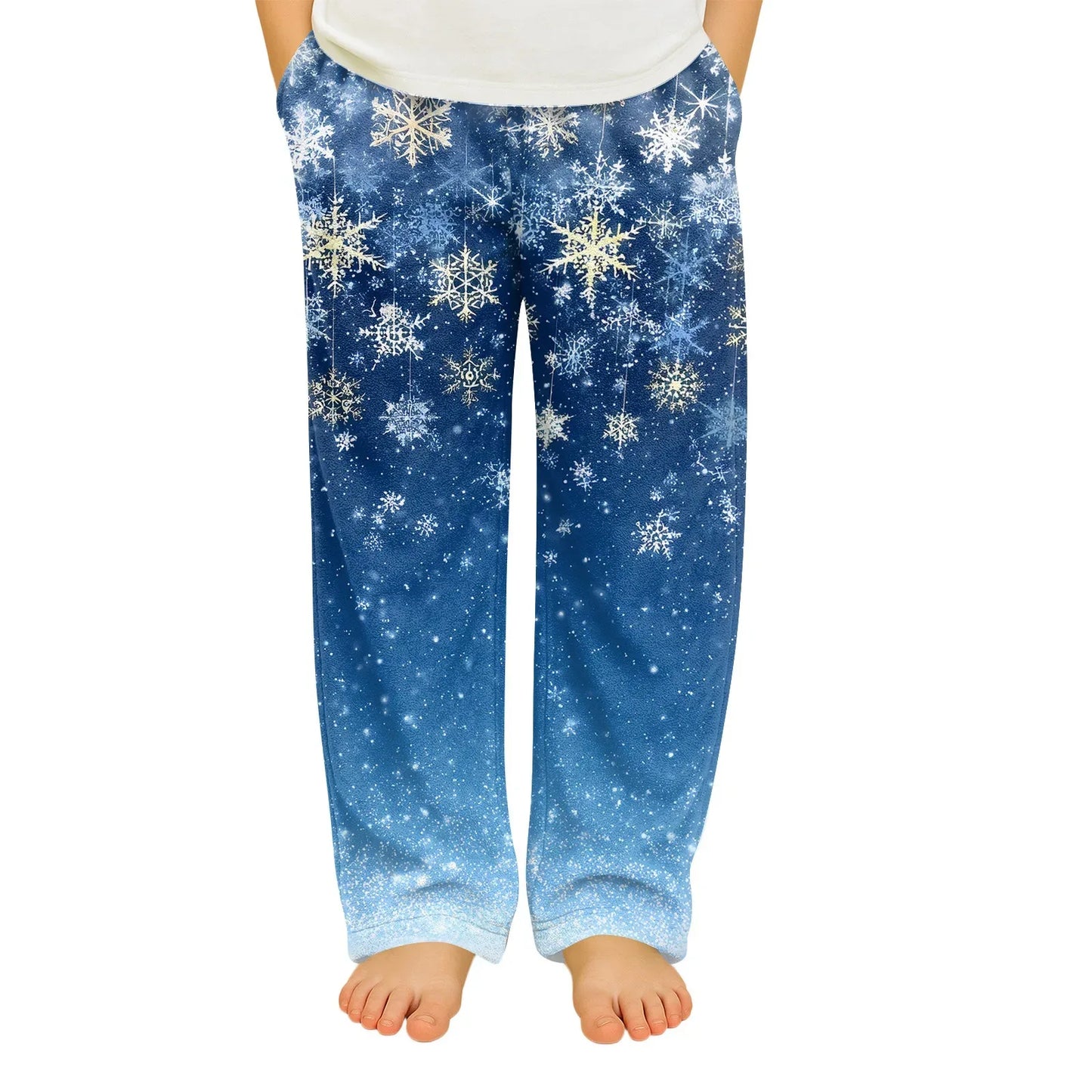 Kids Cozy Christmas Pajama Pants Cartoon Sleepwear - ToylandEU