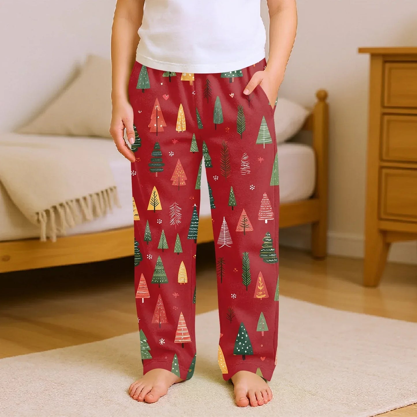Kids Cozy Christmas Pajama Pants Cartoon Sleepwear - ToylandEU
