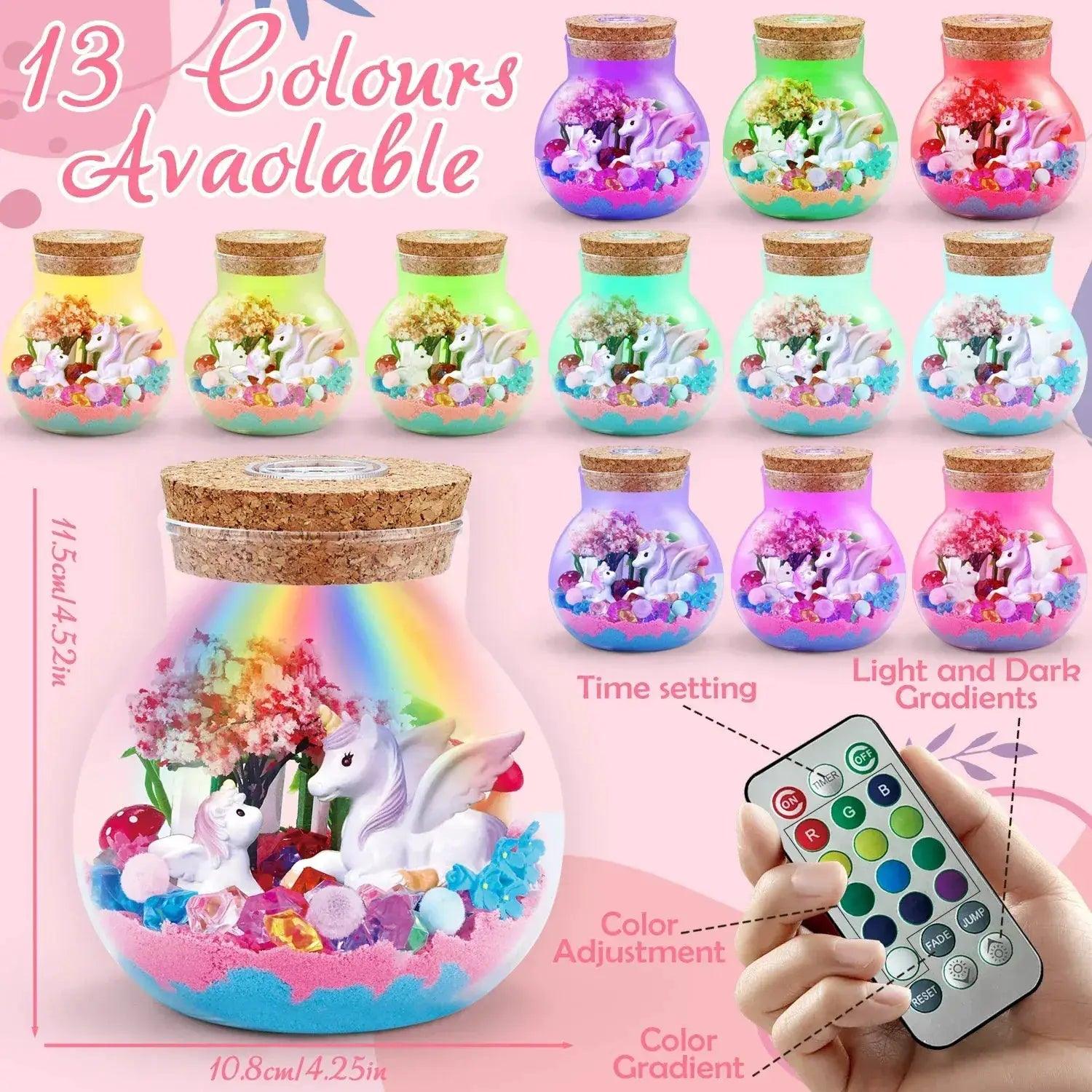  Kids Crafts Kit Remote Led Night Light Unicorn Safe -  ToylandEU™